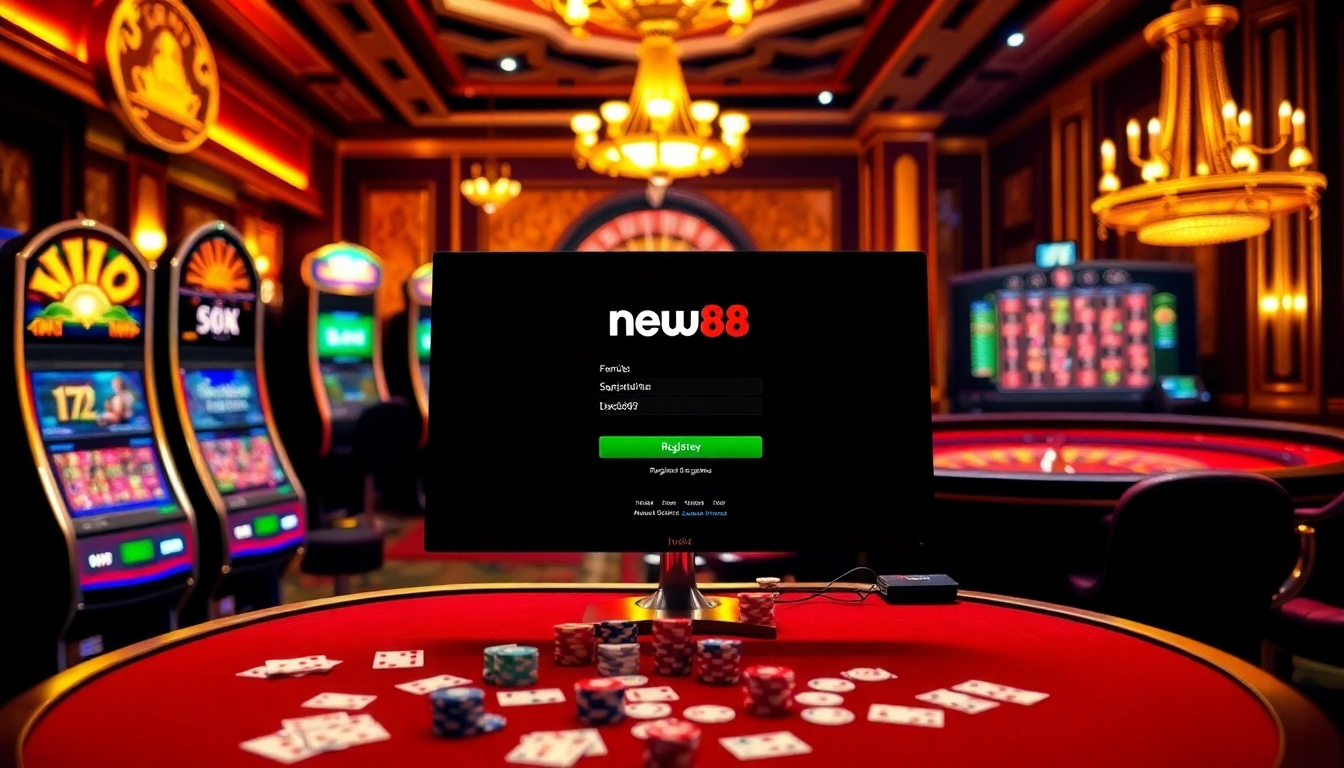 Engage in thrilling games at the casino while easily đăng nhập new88 online for an immersive experience.